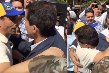 ¡BRAVO! Así fue el sentido encuentro entre Henrique Capriles y Juan Guaidó este #2Feb (+Video +abrazo incluido)