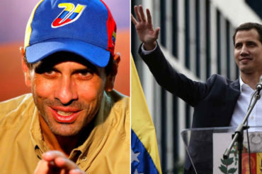 ¡SE QUITA EL SOMBRERO! Capriles elogia a Guaidó: En cuestión de horas ha logrado la Unidad (+Videos +abrazo incluido)