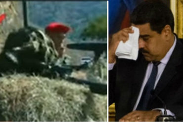 ¡QUÉ VERGÜENZA! El francotirador con el que Maduro quiso meter miedo al imperio y que solo causó risa (+Video)