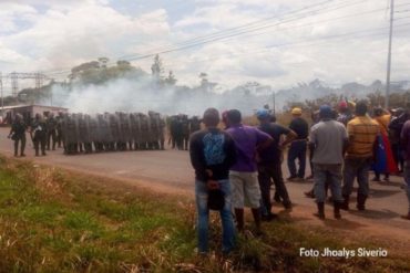 ¡ÚLTIMA HORA! Reportan nuevos enfrentamientos entre militares e indígenas en Santa Elena de Uairén este #27Feb