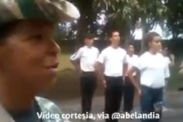 ¿ADOCTRINAMIENTO? Así es como “entrenan” a los hijos y nietos de milicianos para cerrar filas con Maduro (+Video)