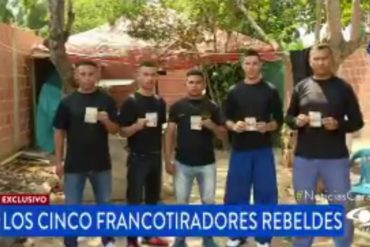 ¡ATENCIÓN! 5 francotiradores se rebelaron contra Maduro y huyeron a Colombia: “El terror se apoderó de los cuarteles” (+Video)