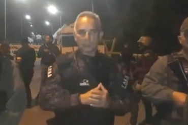 ¡QUÉ PAYASADA! Freddy Bernal se plantó con pinta de “Robocop” en la frontera con Colombia y causó polémica en redes (+Video)
