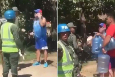 ¡AH, OK! GNB ordenó a un hombre quitarse la gorra de Venezuela, pero permite la bandera de Cuba en su cuartel (+Video)