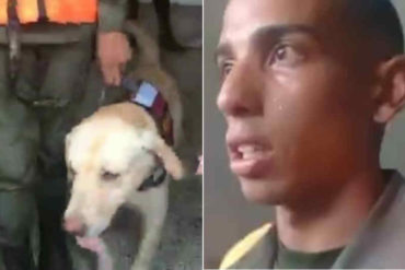 ¡EJEMPLAR! Efectivo de la GNB se sublevó a Maduro y cruzó la frontera con su perro antidrogas: “Es como mi hijo” (+Fotos)
