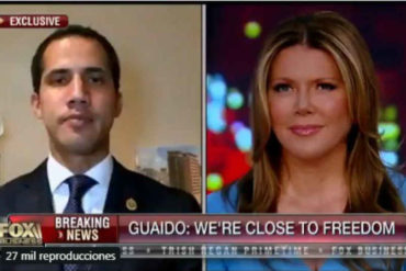 ¡CLARITO! Guaidó a Trish Regan: “Estamos muy cerca de la libertad” (+Videos)