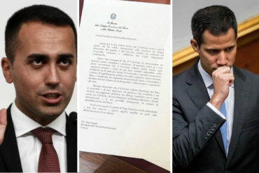 ¡ENTÉRESE! La respuesta de Italia a la carta de Guaidó: “Nuestro Gobierno debe mantener un enfoque neutral”