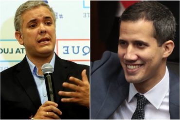 ¡IMPORTANTE! Duque confirma llegada de Guaidó a Colombia: sostendrán una reunión esta tarde