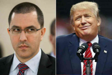 ¡SI TÚ LO DICES! Arreaza tilda de «hipócrita» la preocupación de Trump por crisis venezolana