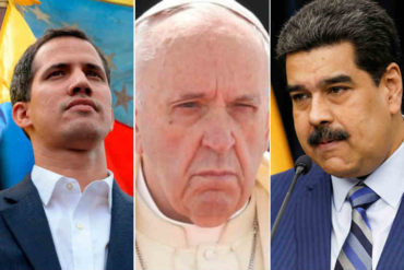 ¡DECIDIDO! Guaidó dice que no va a dialogar con Maduro aún si el papa se lo pide (+Video)