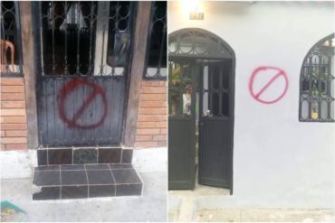 ¡PENDIENTES! Grupos irregulares marcaron las casas de opositores en San Antonio del Táchira (+Fotos)
