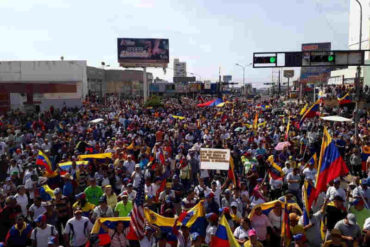 ¡A CALLES LLENAS! La masiva manifestación en Maracaibo en rechazo a Maduro (+Fotos +Video)