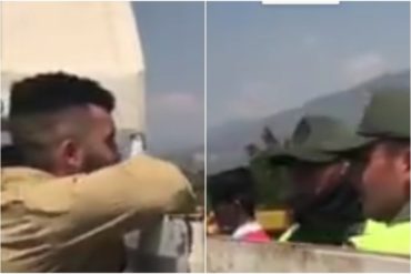 ¡LES HABLÓ CLARO! Supuesto marine de los EEUU a la FANB en la frontera: “Pónganse del lado del pueblo” (+Video)