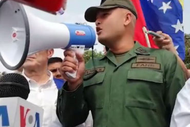 ¡URGENTE! Otro mayor del Ejército desconoce a Maduro y se pone a la orden de Guaidó (+Video)