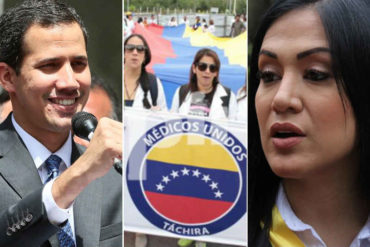 ¡LE CONTAMOS! Guaidó respalda al gremio de médicos del estado Táchira y a la gobernadora Laidy Gómez