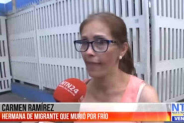 ¡TRÁGICO! Venezolana murió por frío mientras migraba a Chile (+Video desgarrador)