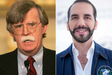 ¡BUSCANDO MÁS APOYO! Bolton conversó con presidente electo de El Salvador y le pidió colaboración para ayudar a restaurar democracia en Venezuela