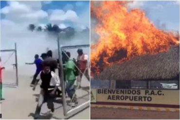 ¡ATENCIÓN! Pemones toman el control de Santa Elena de Uairén y corren a los funcionarios de la GNB (+Video)