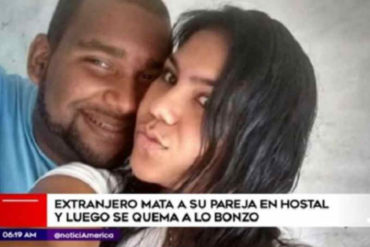 ¡TERRIBLE! Venezolano en Perú estranguló a su exesposa y luego se prendió en fuego (en redes sociales se mostraba feliz y amoroso)