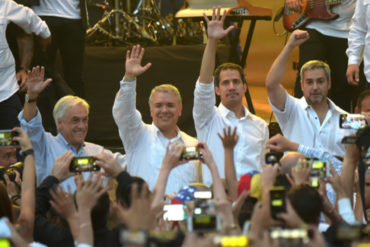 ¡CAUSARÁ RONCHA! La foto de Guaidó junto a presidentes de Colombia, Chile y Paraguay que hará rabiar a Nicolás