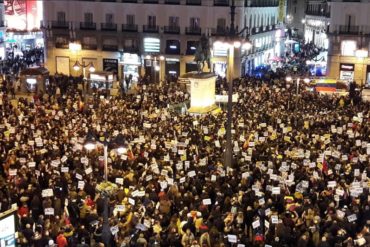 ¡SE LA MOSTRAMOS! La impresionante manifestación de venezolanos en la Puerta del Sol de Madrid (+Videos)