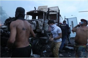 ¡ENTÉRESE! AFP desmintió que un hombre quemó la ayuda humanitaria en Cúcuta (+Pruebas)