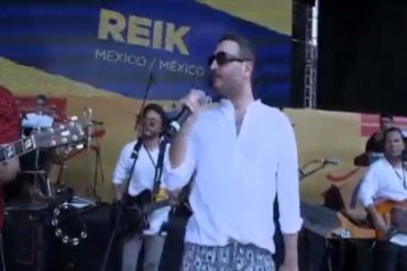 ¡SE LO MOSTRAMOS! Reik en el Venezuela Aid Live: “Los ojos del mundo están puestos en Venezuela” (+Video)