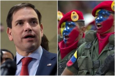 ¡OIGAN CONSEJOS! Marco Rubio llama a Jesús Suárez Chourio y a la Fanb a “redimirse”