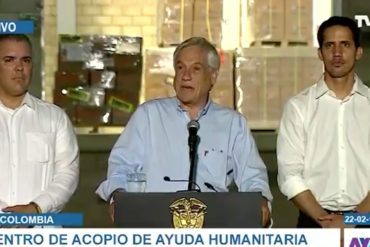 ¡ASÍ LO DIJO! Piñera elogia labor de Guaidó: En 30 días usted cambió la historia y mañana será un día decisivo para Venezuela (+Video)