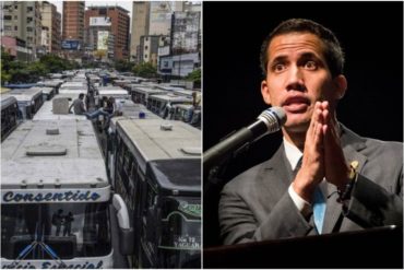 ¡LO ÚLTIMO! Sector transporte reitera que reconoce a Guaidó como presidente interino (+Video)