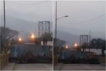 ¡LE MOSTRAMOS! Refuerzan con soldaduras los contenedores en el puente Simón Bolívar pese a advertencias (+Video)