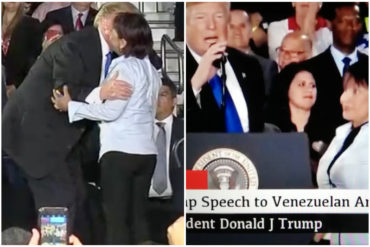 ¡CONMOVEDOR! Trump elogia a Óscar Pérez y abraza a su madre: «No habrá muerto en vano» (+Videos)