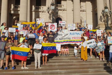 ¡POR LA LIBERTAD! Venezolanos en Australia alzaron su voz contra Maduro este #2Feb (+Fotos +Video)