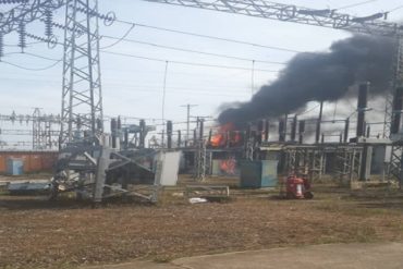 ¡ATENCIÓN! Reportan explosión en subestación eléctrica Tacarigua: Sin luz por el sector (+Fotos +Video)