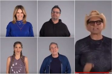 ¡EMOCIONANTE! Artistas se reunieron para anunciar las noticias que se esperan oír muy pronto en Venezuela (+Video para llorar)