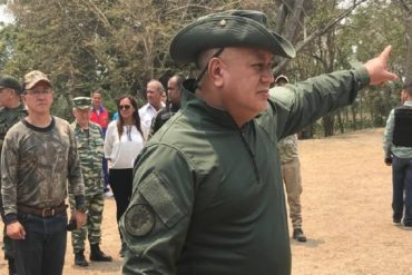 ¡PENA AJENA! El mediocre “ejercicio” que lideró Diosdado Cabello para la “defensa de la patria”: Estamos preparados para la batalla