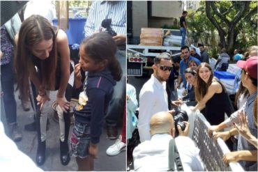 ¡SOLIDARIA! Fabiana Rosales hace entrega de la esperada ayuda humanitaria en el Hospital Ortopédico Infantil (+Fotos)