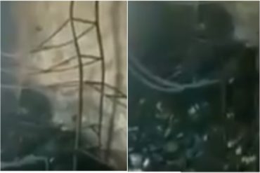 ¡QUÉ LAMENTABLE! Así quedó la vivienda en Caricuao donde murió niña de 4 años asfixiada tras incendio por el apagón (+Video)