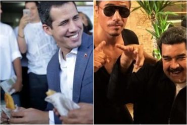 ¡QUÉ DIFERENCIA! Mientras Maduro se da vida de magnate y come carne en Turquía, Guaidó comparte con su gente comiendo empanadas (+Fotos)