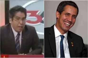 ¡NI ÉL SE LO CREE! La incoherente justificación del periodista complaciente de VTV sobre por qué Guaidó no fue detenido en el aeropuerto (+Video)