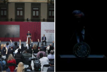 ¡VEA! Un apagón interrumpe el discurso de Andrés Manuel López Obrador (Vayan comprando sus velitas)  (+Video)