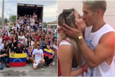 ¡ADMIRABLE! Chyno califica de “exitoso” el babyshower de su primogénito: Recogió kilos de alimentos e insumos para niños venezolanos (+Video)