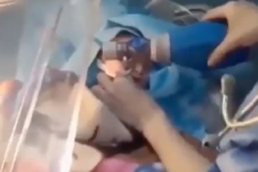 ¡QUÉ TRISTEZA! Denuncian la muerte de un recién nacido en la UCI en Maracaibo durante el apagón (+Video)