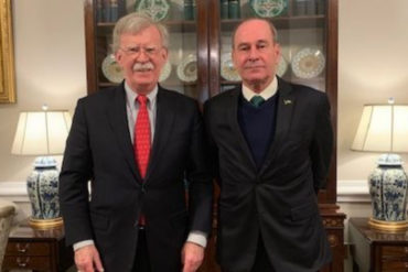 ¡AJÁ, NICO! John Bolton tras reunión con ministro de defensa brasileño: Los días de Maduro están contados