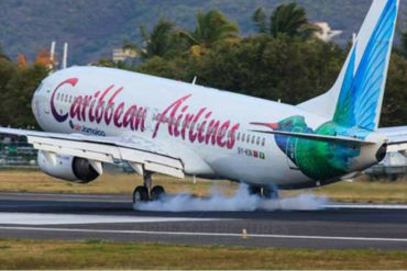 ¡ENTÉRESE! La aerolínea Caribbean Airlines  de Trinidad y Tobago suspende temporalmente vuelos a Venezuela