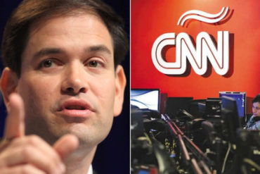 ¡LOS PARÓ EN SECO! Marco Rubio barrió el piso con CNN por referirse a Guaidó como «presidente autoproclamado»