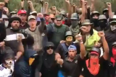 ¡QUÉ BELLEZA! Diosdado Cabello entrena junto a colectivos encapuchados para “garantizar la paz” (+Video)