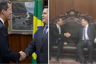 ¡SE LO MOSTRAMOS! Así fue recibido Guaidó en el Senado Federal de Brasil (+Video)