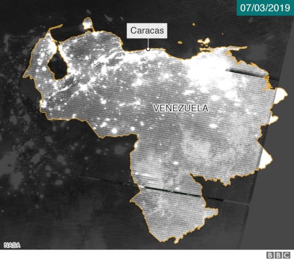 ¡SE LO MOSTRAMOS! Así se vio desde el espacio el apagón más prolongado