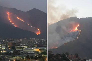 ¡TERRIBLE! Se registra un incendio de gran magnitud en el Ávila (+Fotos impactantes +Videos)